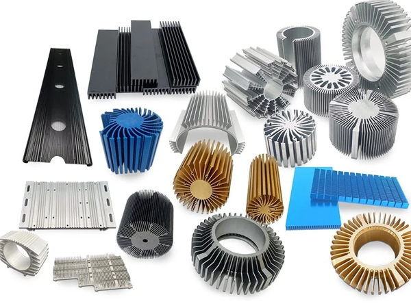 Aluminum profiles and heat sinks