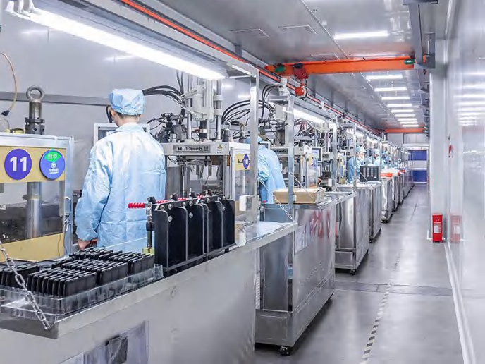 Liquid silicone rubber line