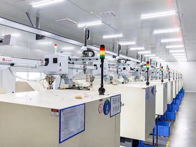 Automated plastic injection cells